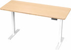 VIVO Electric 60 x 24 in Real Bamboo Standing Desk, Memory Height Adjustment - Image 9