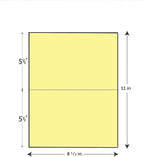 Limited Papers 8.5x11 Perforated Paper, 20/50 Pound, 75 GSM, Variety of - Image 2