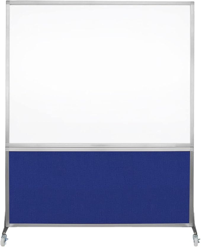 DivideWrite Mobile Whiteboard | Double Sided Dry Erase Board | Portable Office by VERSARE