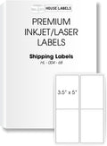 HOUSELABELS 4-up Shipping Labels