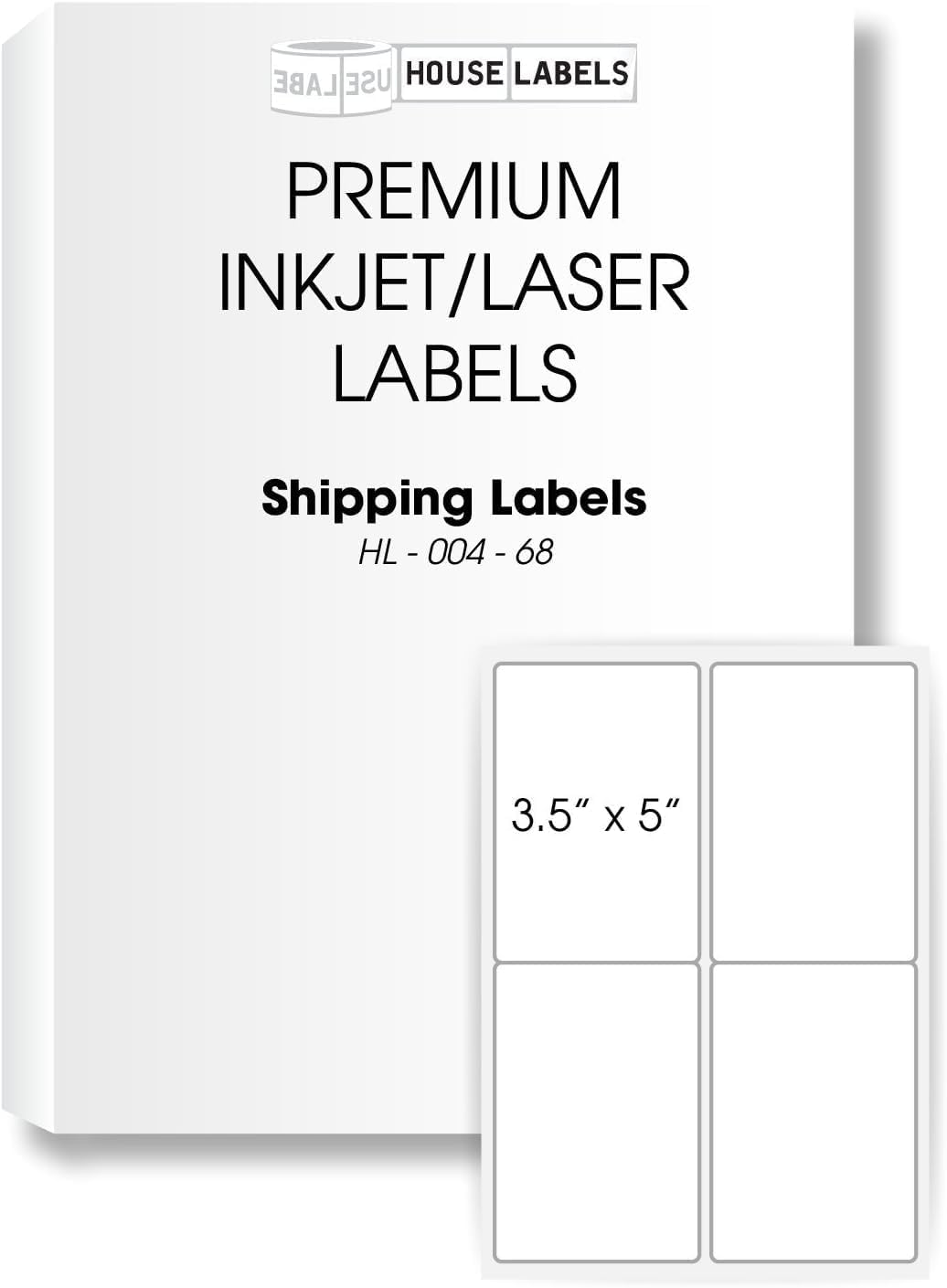HOUSELABELS 4-up Shipping Labels