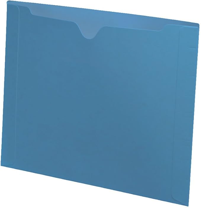 11 pt Blue Color Jacket, Letter Size, Dental Style by Ecom+Folders