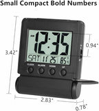 FAMICOZY Small Folding Digital Travel Alarm Clock - Image 3