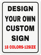Custom Outdoor Metal Personalized Signs by Custom