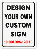 Custom Outdoor Metal Personalized Sign by Custom