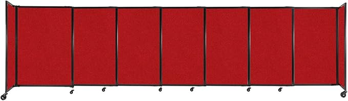 Versare Straightwall Sliding Portable Wall Partition | Freestanding Office by VERSARE