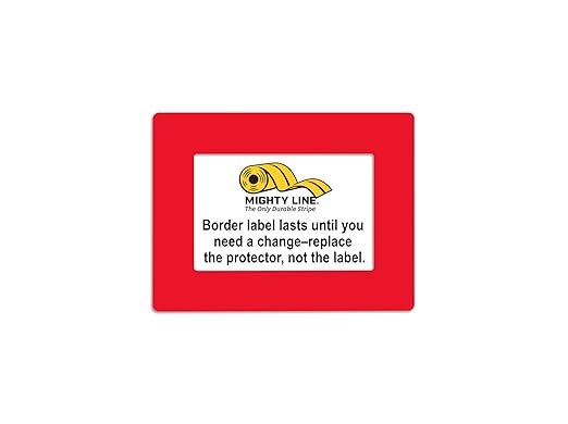 Mighty Line Shield Clear Label Protector Cover Sleeves by MightyLine