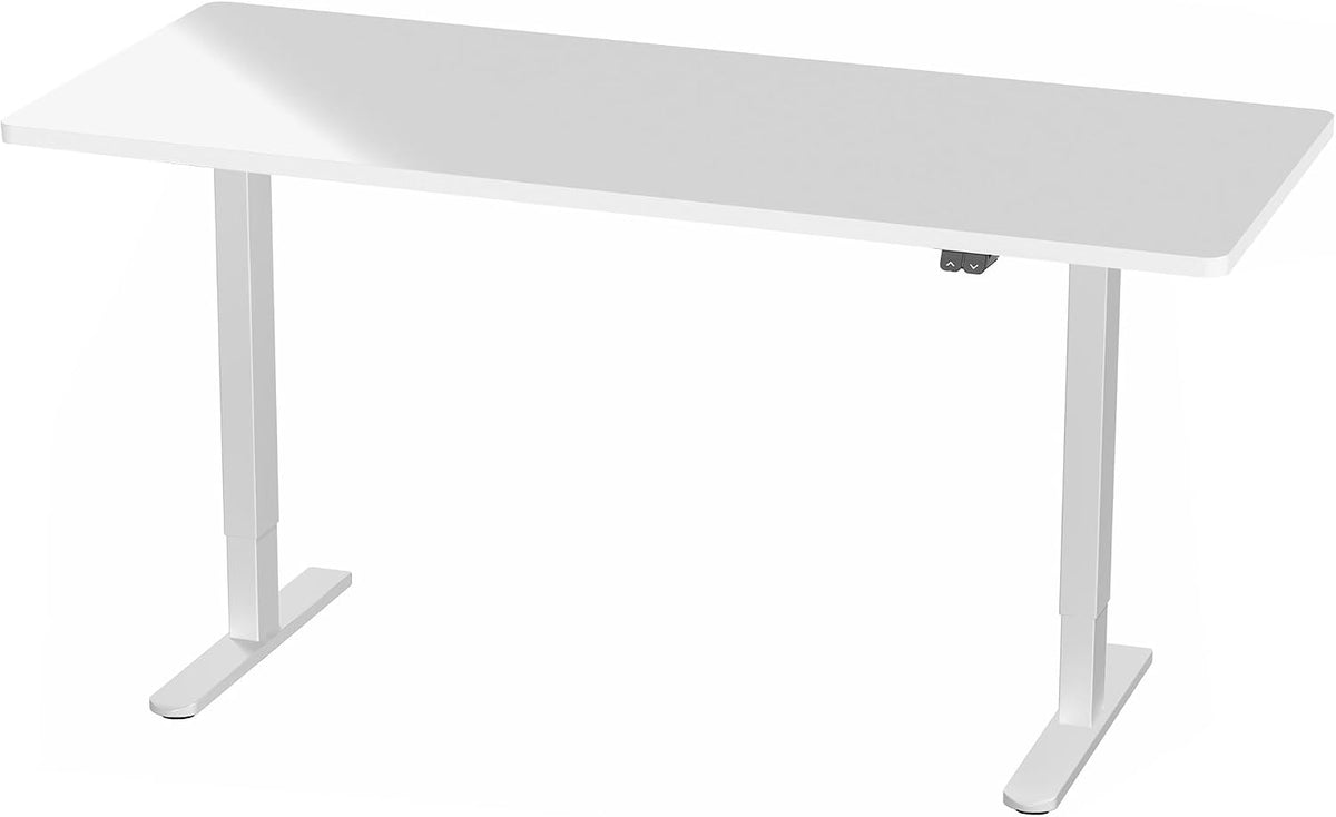 VIVO White Dry Erase 60 x 24 in Standing Desk, DESK-KIT-W06WE