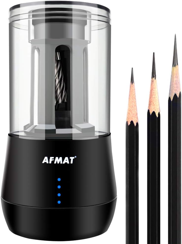 afmat ps-b06 rechargeable long point pencil sharpener for, main product view