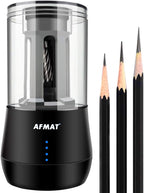 afmat ps-b06 rechargeable long point pencil sharpener for, main product view