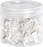 Amazon Basics Push Pins Tacks, Steel Point, - Image 3