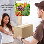 zavoos 12 pack insulated shipping box, 10.8'' x, front angle view