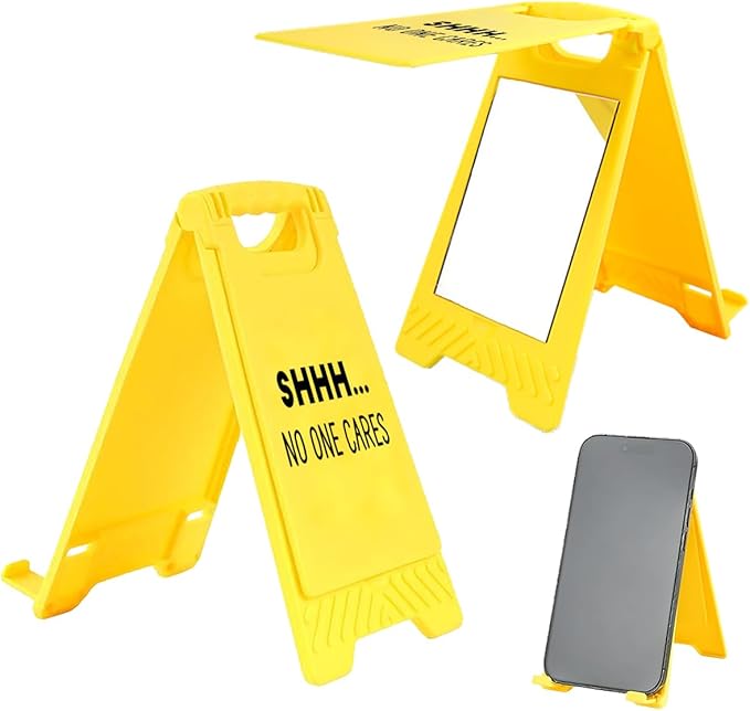 Funny Office Desk Accessories, Office Cubicle Decor, Desk Decor, Phone Holder by Decohim
