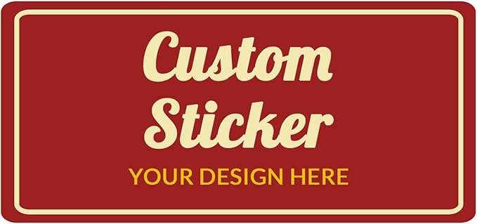 100-500 Pcs Custom Stickers Labels Personalized Labels by Bemumley