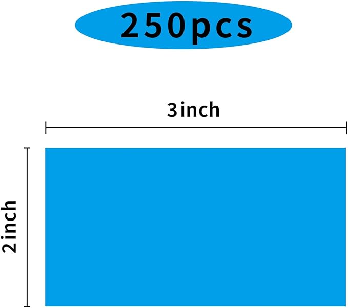 STARLIBOO Colored Labels Stickers 3 x 2 Inch, Removable Rectangle Moving Labels - Image 3