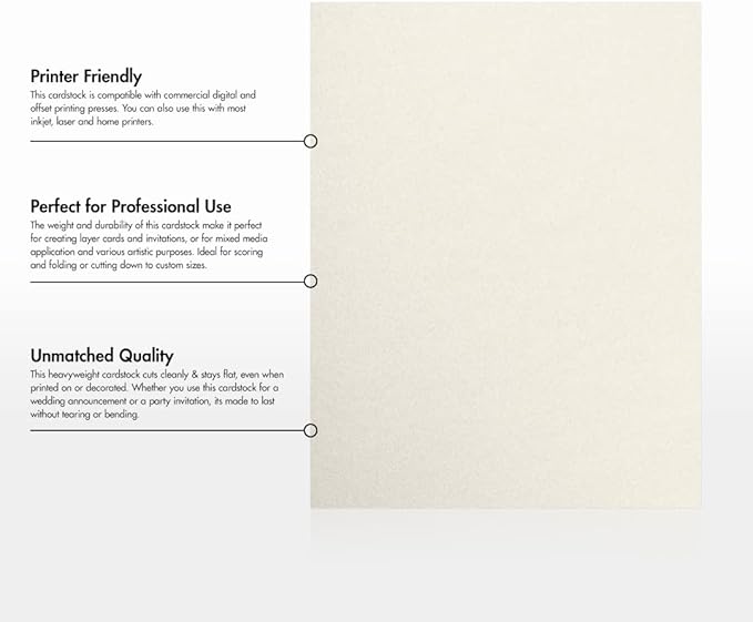 LUXPaper 8.5" x 11" Cardstock | Letter Size | Quartz Metallic | 105lb. Cover | - Image 8