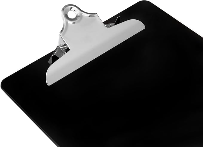 Black Plastic Clipboards Multipack - Image 6