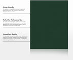 LUXPaper 8.5" x 11" Cardstock | Letter Size | Green Linen | 100lb. Cover | 500 - Image 8