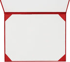 GraduationMall 8.5"x11" Smooth Padded Diploma Cover Certificate Holder Red - Image 4