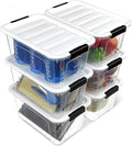 EOENVIVS Plastic Storage Bins by EasyCozyHomey