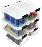 EOENVIVS Plastic Storage Bins by EasyCozyHomey