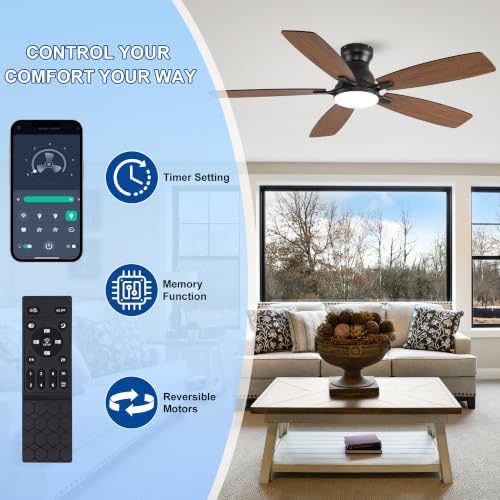 nkpu ceiling fans with lights, low profile ceiling, package contents