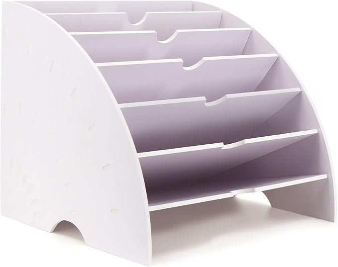 SONGWAY Fan Shaped Desk File Organizer by SONGWAY