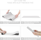 YSAGi Non-Slip Leather Desk Pad, Waterproof Laptop Computer Desk Keyboard Mat - Image 7