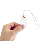 SmartSign 2.75 x 1.375 inch “White” Blank Tyvek Shipping Tags - Image 2