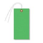 SmartSign 6.25 x 3.125 inch “Green” Blank Tyvek Shipping Tags - Image 5