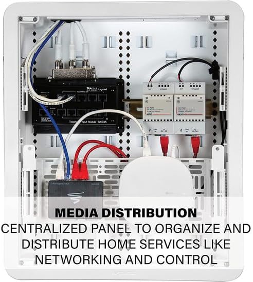 Legrand - OnQ Cable Management, In-Wall Media Box, Dual Purpose Structured Wi...