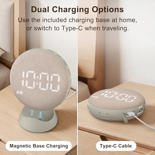 solacerise extra loud alarm clock vibrating bed shaker, view 9