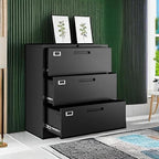 Letaya Lateral 3 Drawer File Cabinets - Image 5