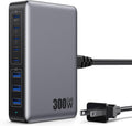 USB C Charger 300W USB C Charger Block, 8-Ports GaN IV Fast Charging Station Hub