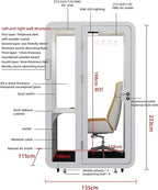GEARONIC Mobile Office Pod Booth, Sound Proof Booth - Image 5