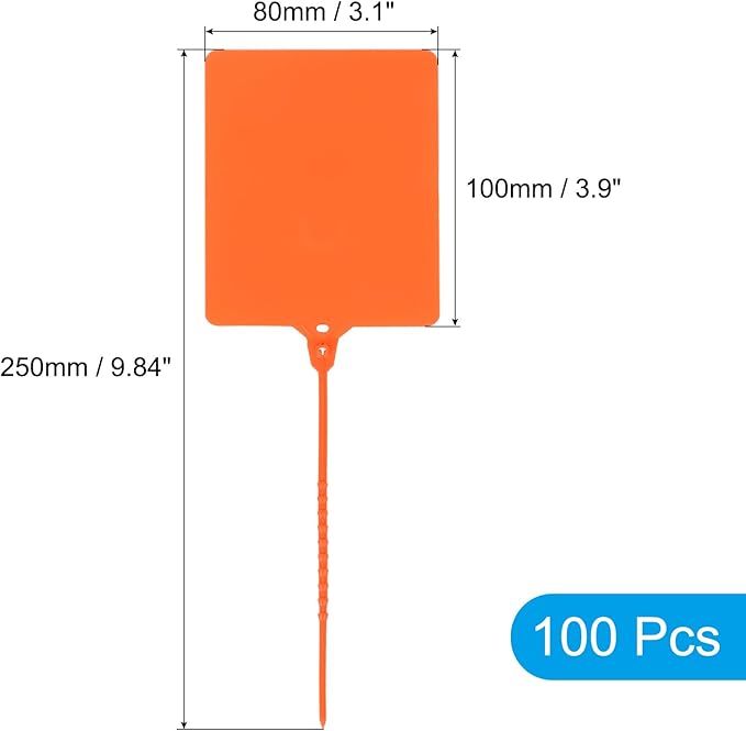 MECCANIXITY Plastic Seals Shipping Tags, - Image 2