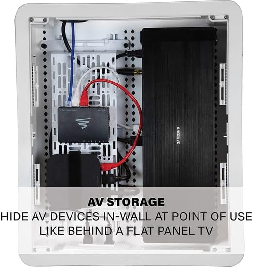 Legrand - OnQ Cable Management, In-Wall Media Box, Dual Purpose Structured Wi...