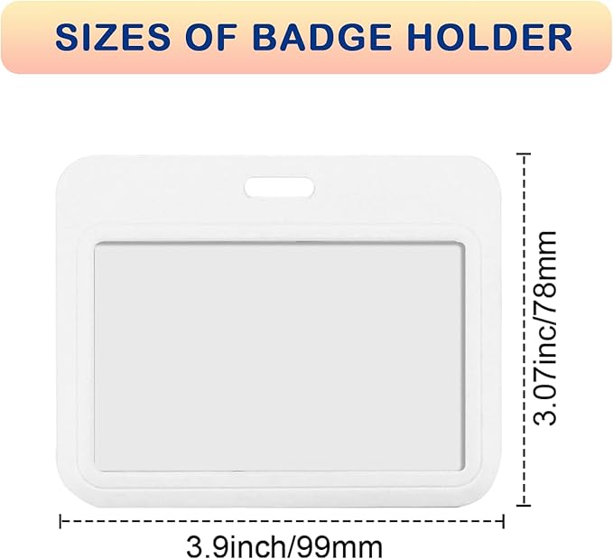 Custom Badge Holder ID Card Hold Case, Personalized Retractable Badges Holders - Image 3