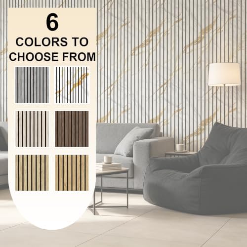 acoustic wall panels,4 pack 47.2"x23.6" noise dampening wood, view 9