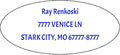 Made in USA Custom Return Address Stickers Labels Customized Mailing Label by HOOKAH+SUN