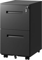 DEVAISE 2-Drawer Metal File Cabinet by DEVAISE
