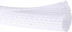 QCSIW 50ft 1 Inch White Cable Sleeve – Split Wire Loom Tubing Cord Protector – by QCSIW