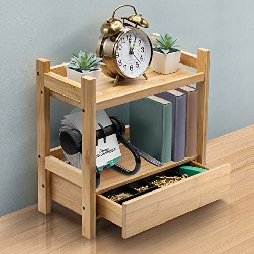 Sorbus Matcha Station Shelf, Bamboo (13" x 6.5" x 12.6", Natur...