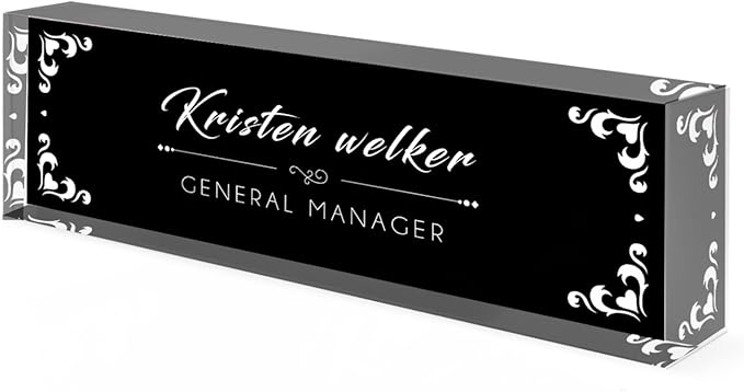 Desk Name Plate Personalized, Custom Name Plates - Image 7
