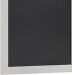HBCY Creations 20" X 30" Matte White Solid Wood Frame Wall Chalkboard, Magnetic - Image 5