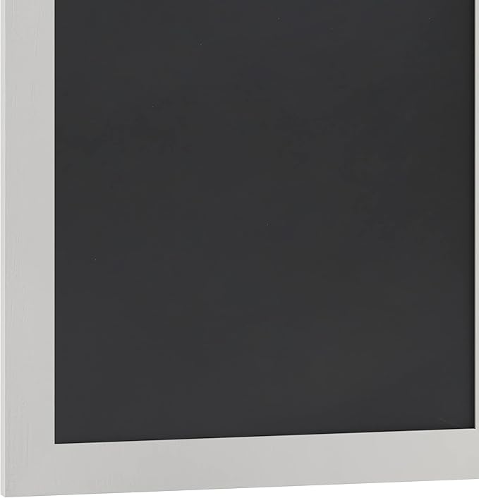 HBCY Creations 20" X 30" Matte White Solid Wood Frame Wall Chalkboard, Magnetic - Image 5
