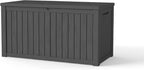 PATIOEASY Outdoor Storage Box 150GAL Waterproof Resin Deck Box, UV-Resistant by Unknown