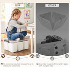 citylife 17qt craft organizers and storage bins with on a desk or shelf