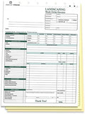 nextdaylabels - landscaping work order form/invoice/billing sheets, 3, main product view