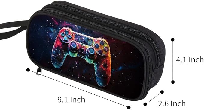 HiGaits Pencil Case for Boys, Durable Pen Box Game Controller - Image 2